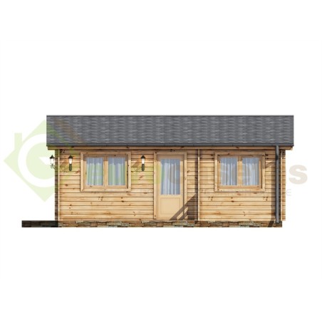Casa de madera "HAKAN PLUS NORDIC , 50 m2", 70 mm