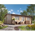 Casa de madera "HAKAN PLUS NORDIC , 50 m2", 70 mm