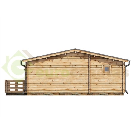 Casa de madera "HAKAN PLUS NORDIC , 50 m2", 70 mm