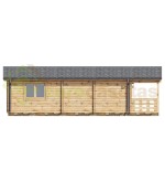 Casa de madera LUGO NORDIC, 52 m2  - 70mm