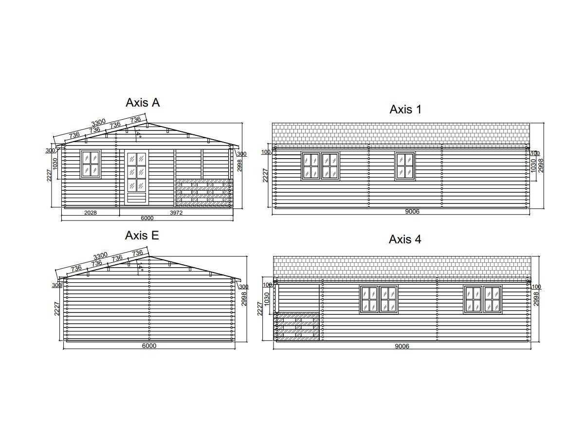 Casas de madera / ALMERIA - 44 mm