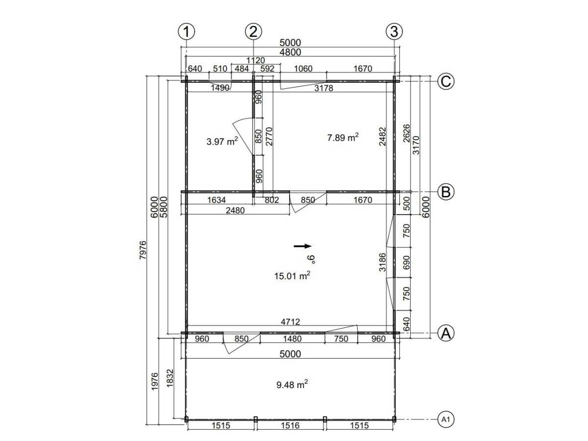 Casa de madeira / Valência 40 m2 - 44 mm