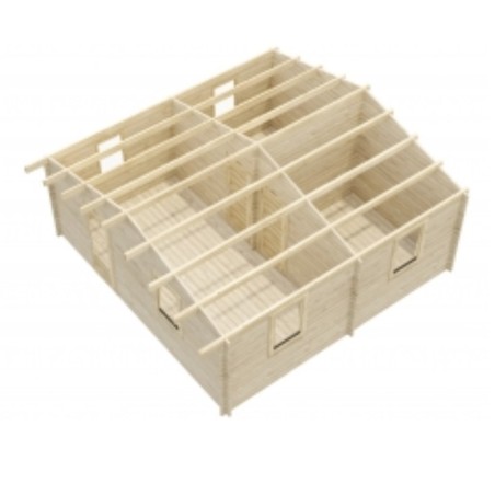 Casa de madera  "BERTA  5x6 , 30 m2  " 