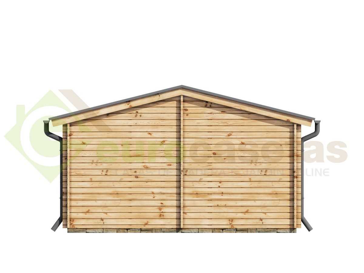 Casa de madera BERTA (5x6) 30 m², 44mm