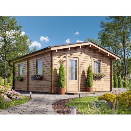Casa de madera BERTA  (5x6) 30 m², 44mm