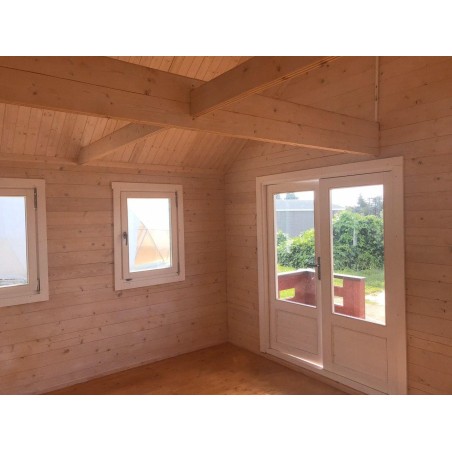Casa de madera NOIA , 44 mm 