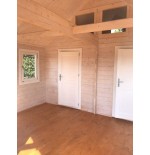 Casa de madera NOIA , 44 mm 