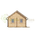 Casa de madera (altillo) NOIA 34 m², 44mm