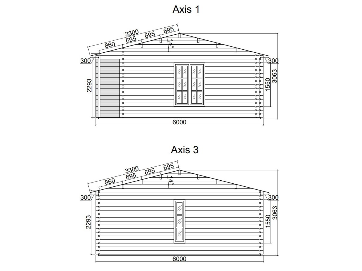 Casa de jardin  "EVORA 8X6 , 48 m2  " 