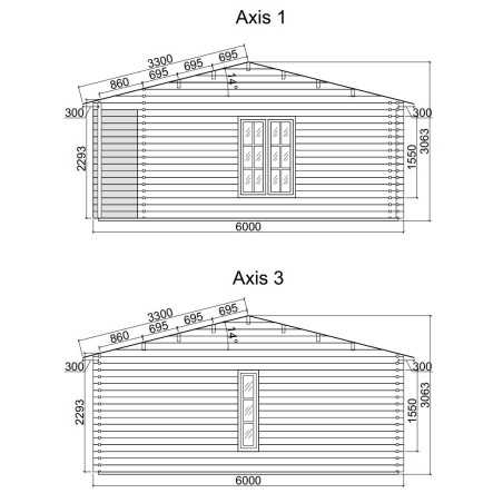 Casa de jardin  "EVORA 8X6 , 48 m2  " 
