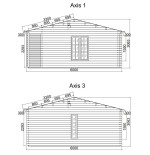 Casa de jardin  "EVORA 8X6 , 48 m2  " 