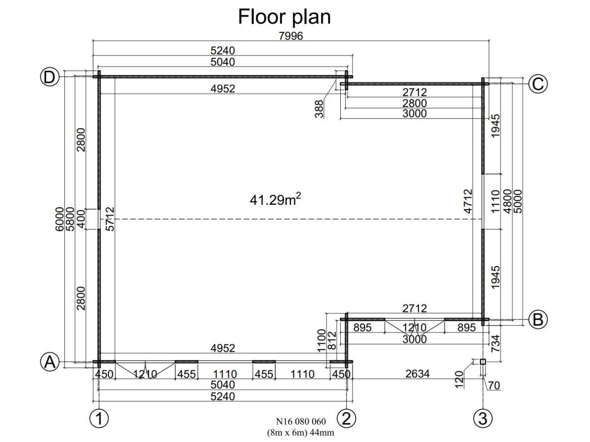 Casa de jardin "EVORA 8X6 , 48 m2 " 