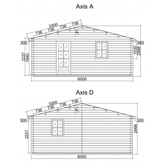 Casa de fusta "JULIA 6"