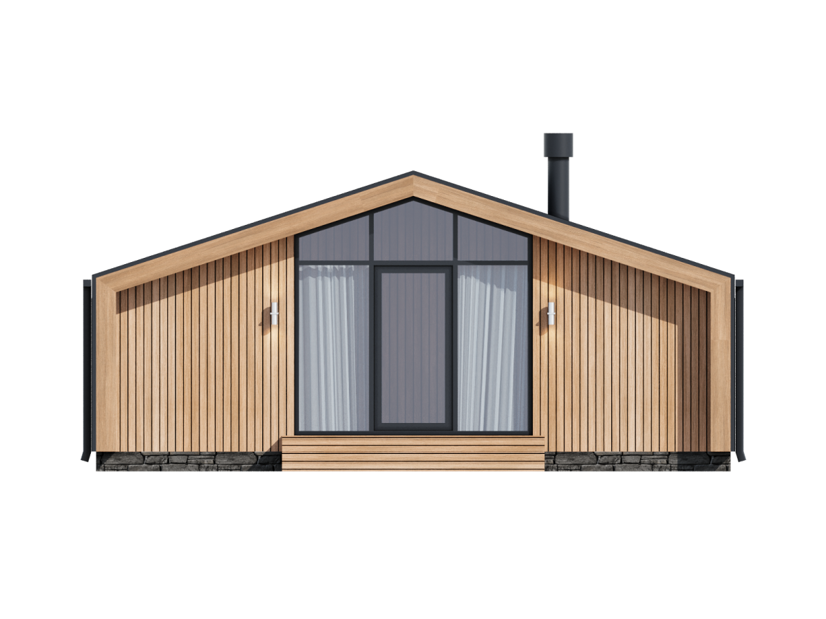 Barnhouse Elba 24 m² | Casa de Madera Prefabricada Pequeña