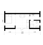 Barnhouse Elba 24 m² | Casa de Madera Prefabricada Pequeña