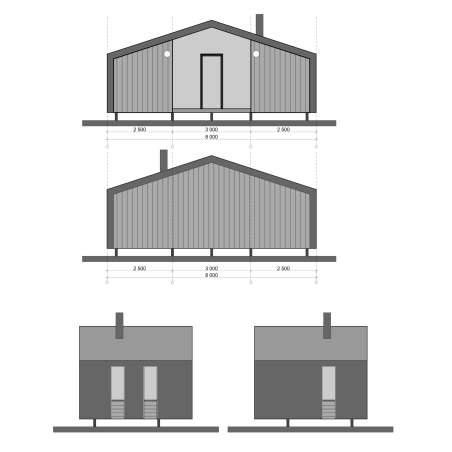 Barnhouse Elba 24 m² | Casa de Madera Prefabricada Pequeña