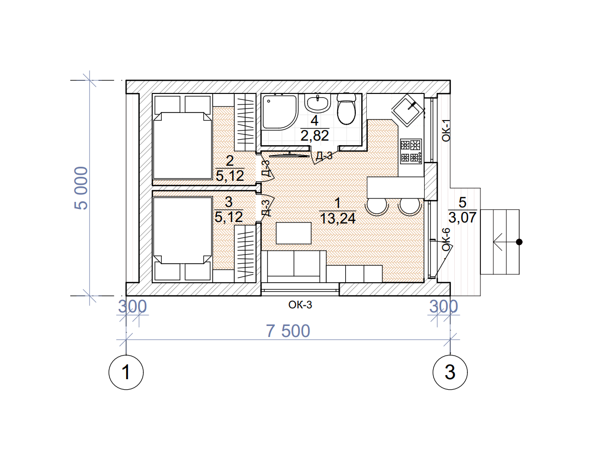 Barnyhouse "Formentera, 38.65 m2"