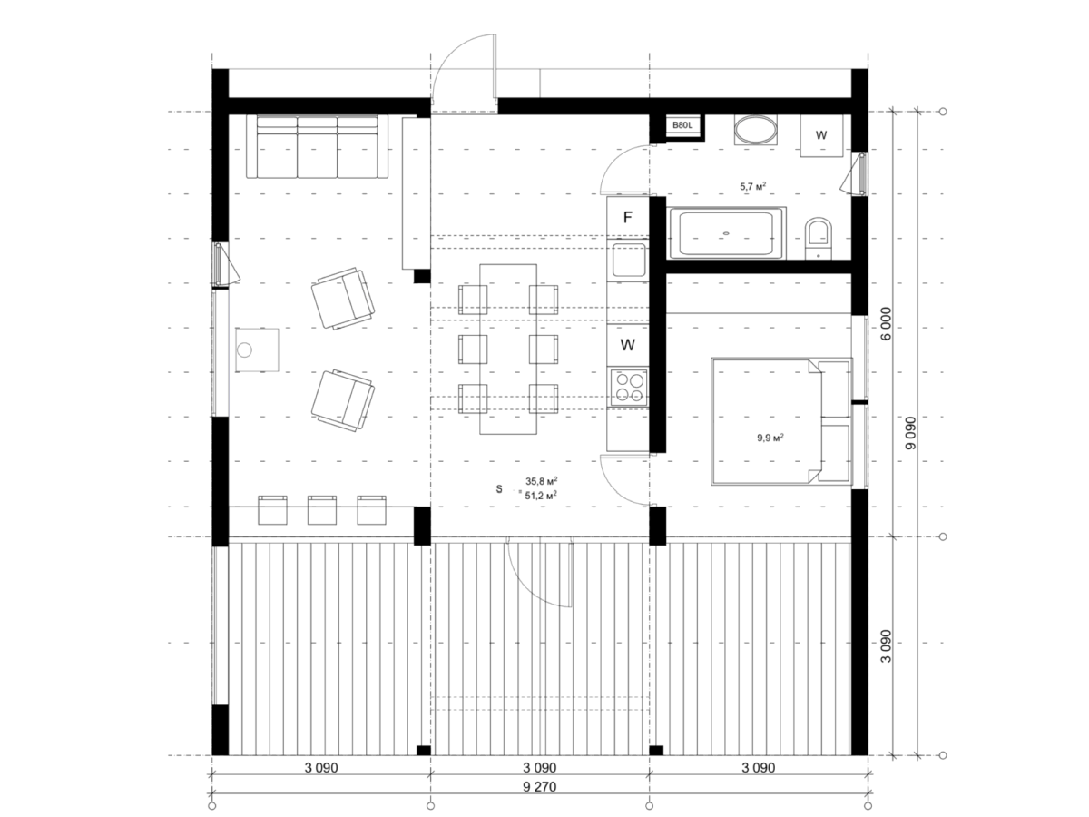 Barnyhouse "lipari, 84 m2"