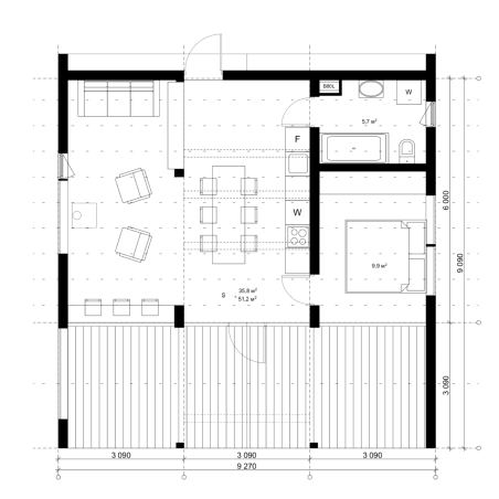 Barnyhouse "LIPARI , 84 m2"