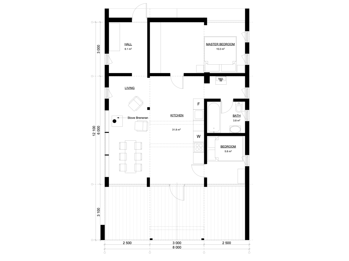 Barnyhouse "Malta, 103 m2"