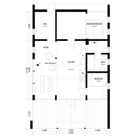 Barnhouse Malta 103 m² | Casa de Madera Prefabricada