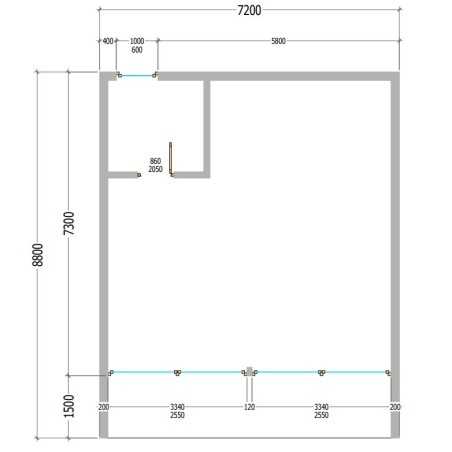 Barnyhouse "Rhodes, 70 m2" with Altillo