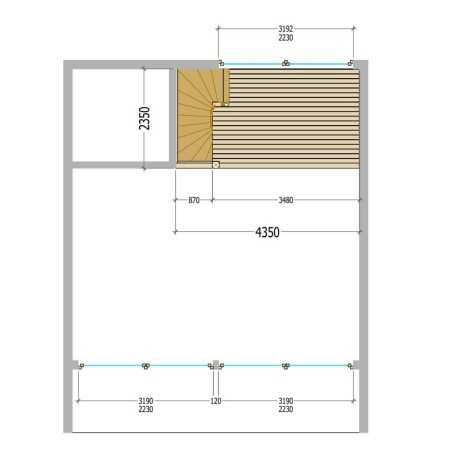 Barnyhouse "Rhodes, 70 m2" with Altillo