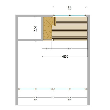 Barnhouse Rodas 70 m² con Altillo | Casa de Madera Prefabricada