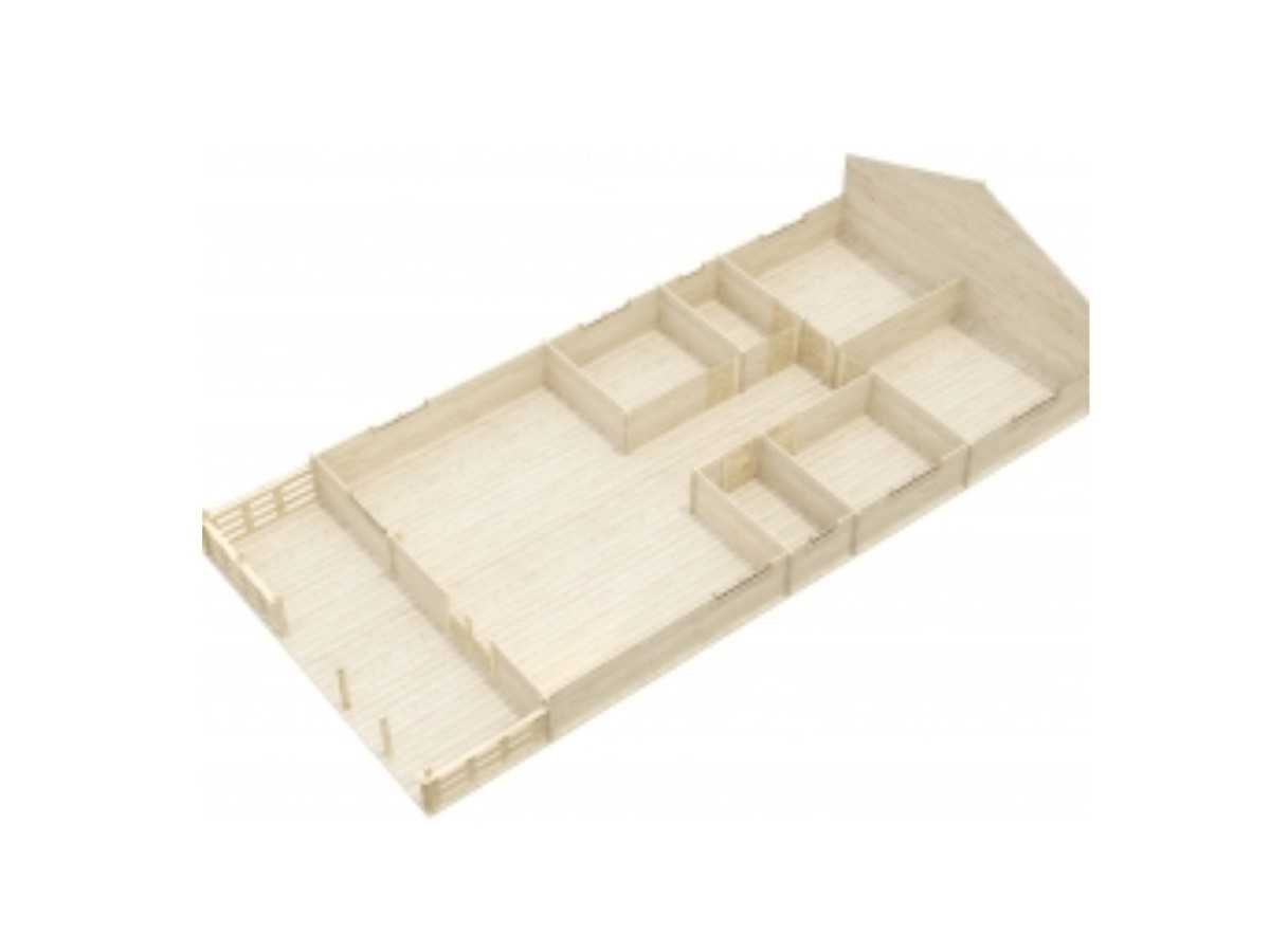 Casa de madera  "ESTORIL , 136 m2 " - 44 mm