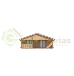 Casa de madera  "ESTORIL , 136 m2 " - 44 mm