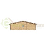 Casa de madera  "BRUNO  , 170 m2 "