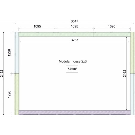 Caseta modular "CUBOMO 7A"