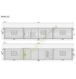 Wooden houses / Bruno CTE - 44 -140-44 mm