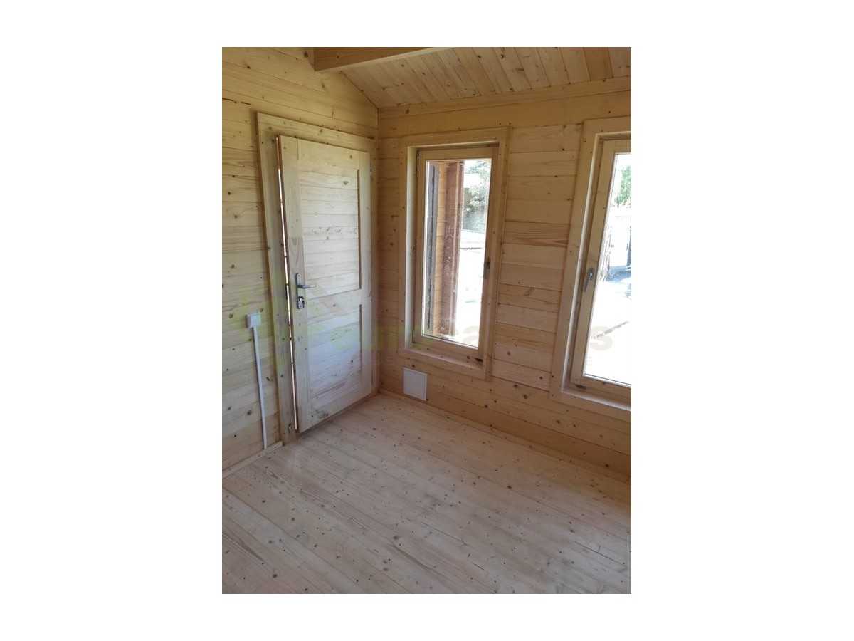 Casas de madera en doble pared / FLORIDA CTE - 44-140 -44mm