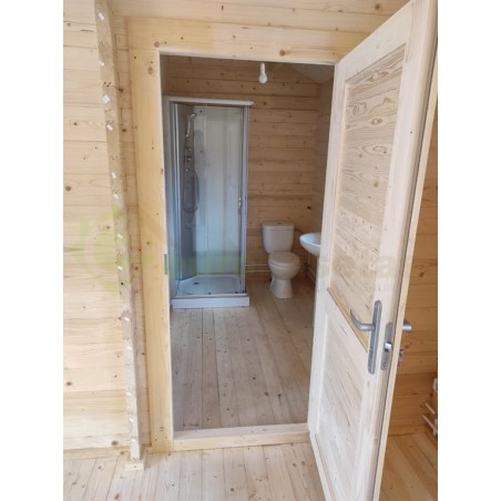Maisons en bois en double mur / Floride CTE - 44-140 -44mm