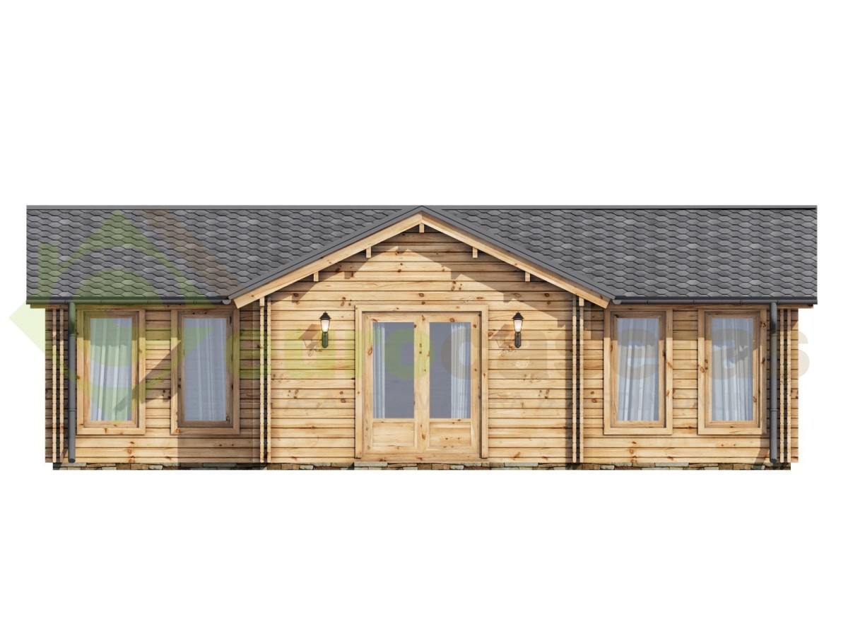Casa de madera  "FLORIDA  CTE " en doble pared 44-140-44 mm