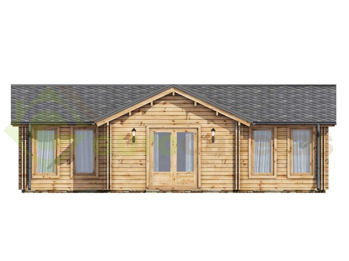 Casa de madera "FLORIDA CTE " en doble pared 44-140-44 mm