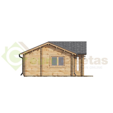 Casa de madera  "FLORIDA  CTE " en doble pared 44-140-44 mm