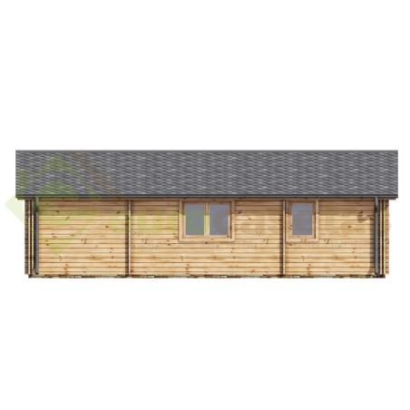 Casa de madera  "FLORIDA  CTE " en doble pared 44-140-44 mm