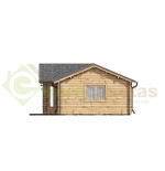 Casa de madera  "FLORIDA  CTE " en doble pared 44-140-44 mm