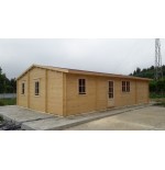 Casa de madera "RADO CTE 74  m2" - 44-140-44 mm