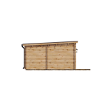 Casa de madera "AMANDA , 45 m2 " - 44mm