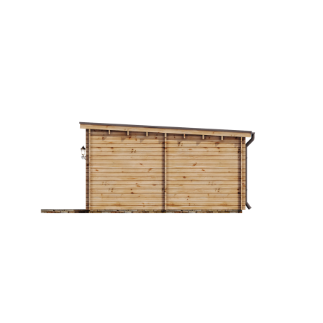 Casa de madera "AMANDA , 45 m2 " - 44mm