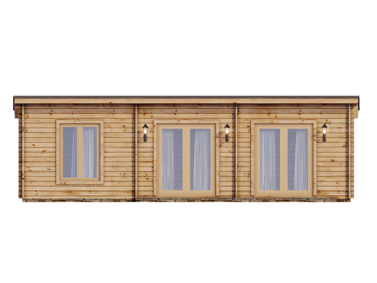 Casa de madera "AMANDA , 45 m2 " - 44mm