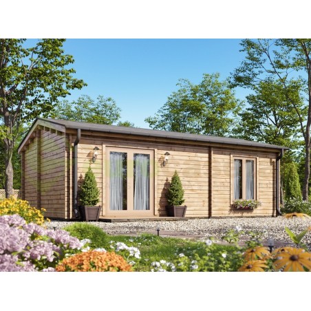 Casa de madera "DAIVA , 40 m2 " - 44mm