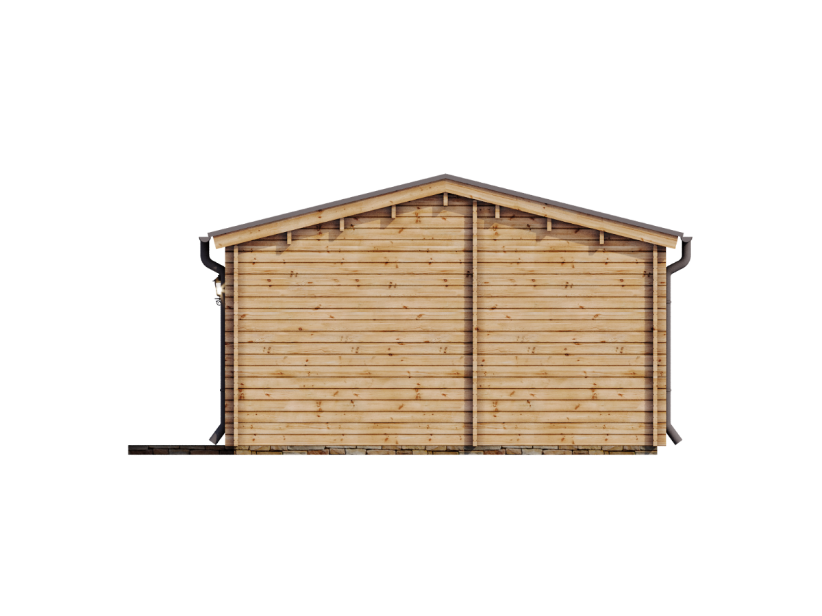 Casa de madera "DAIVA , 40 m2 " - 44mm
