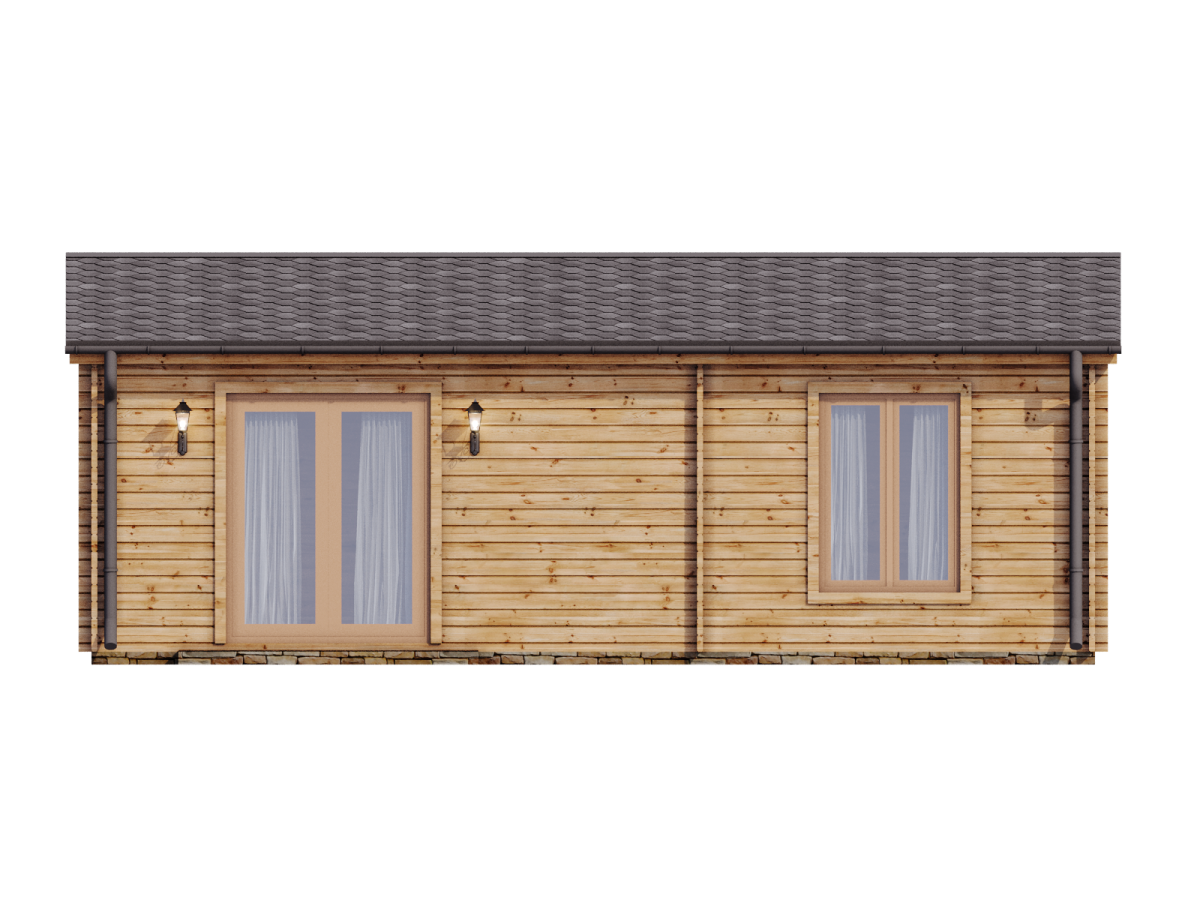 Casa de madera "DAIVA , 40 m2 " - 44mm