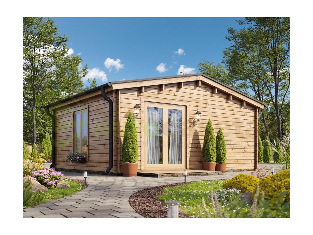 Casa de madera DUNA  30 m², 44mm