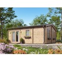 Casa de madera "IVETA , 42 m2 " - 44mm