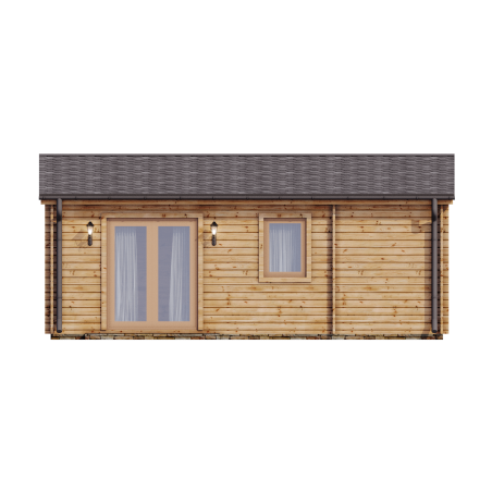 Casa de madera "IVETA , 42 m2 " - 44mm